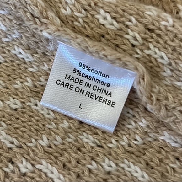 Burgess “The Jessica” Fringe Cashmere Cotton Bolero Cardigan Shrug in Sable - L - Picture 12 of 15